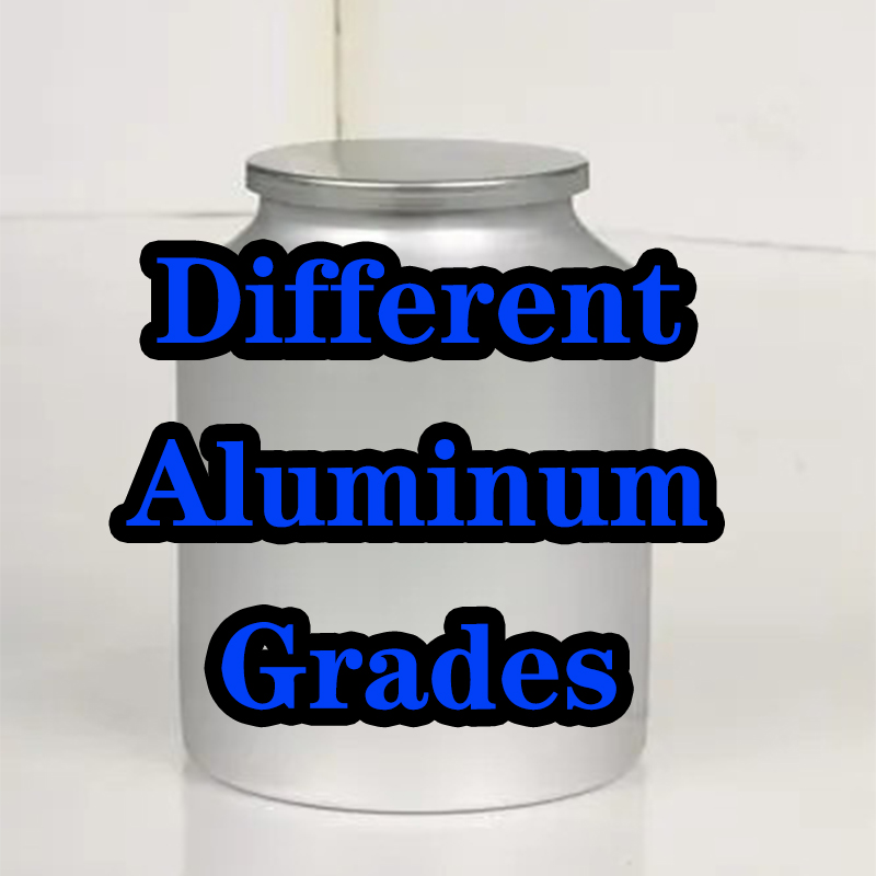 Diferentes categorias de alumínio