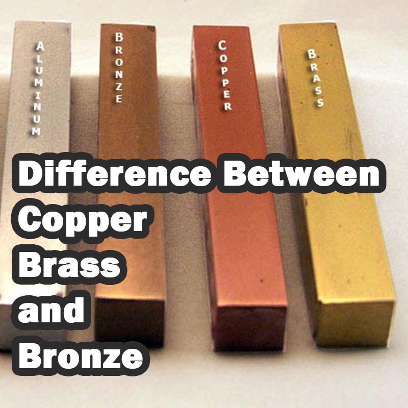 Diferença entre cobre, latão e bronze
